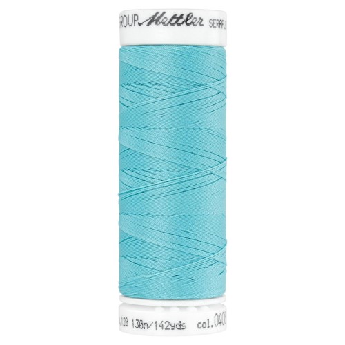 Filo per cucire stretch Mettler "Seraflex“ - 130m - col. 408/Aqua