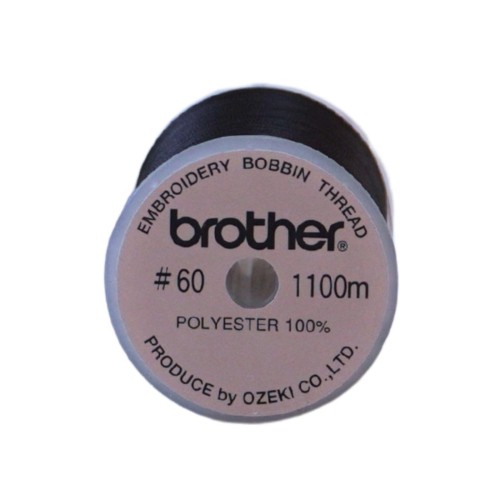 Bobina filo da ricamo inferiore Brother, 1100m, nero