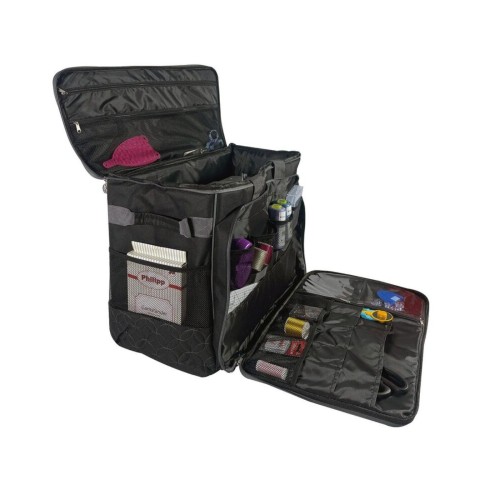 Sac pour machine à coudre XL Motif quilt noir
