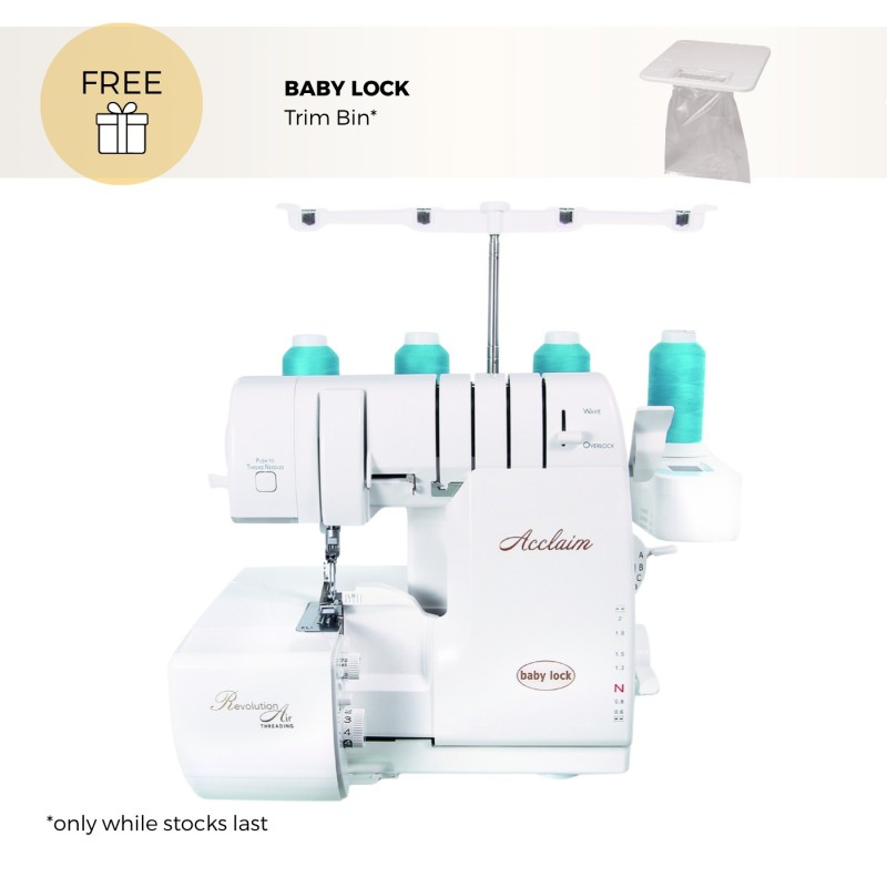baby lock Acclaim – Tagliacuci premium con RevolutionAir