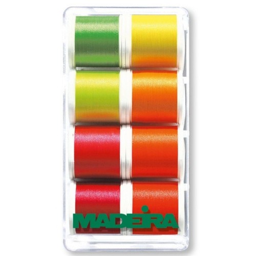 Box Stickfaden Madeira "Polyneon Neon" - 8x400m
