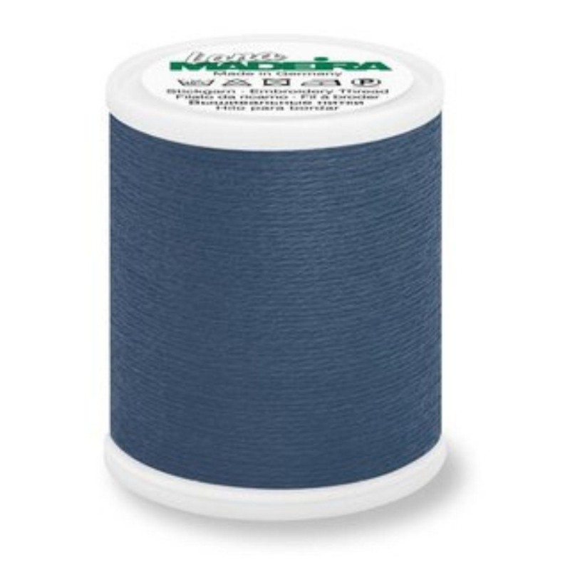 Fil à coudre effet laine Madeira “Lana 12” 200m – col. 3642/Jeans blue