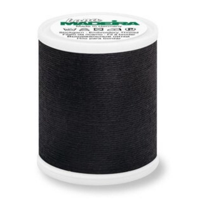 Filo da cucito effetto lana Madeira “Lana 12” 200m – col. 3892/Black