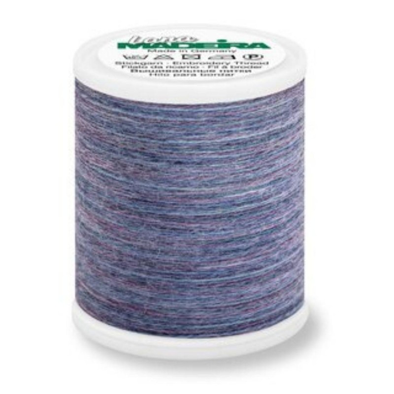 Fil à coudre effet laine Multicolore Madeira “Lana 12” 200m – col. 3383/Blue lagoon