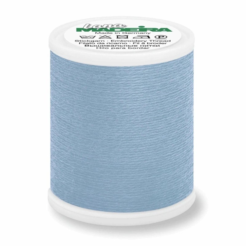 Nähgarn Wolleffekt Madeira “Lana 12” 200m – col. 3909/Sky blue