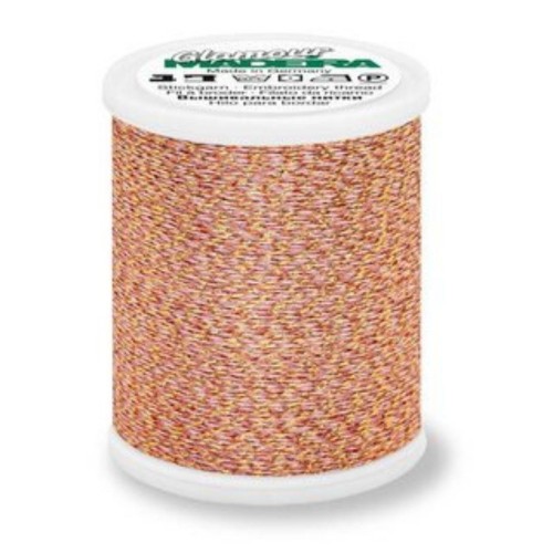 Filo da cucito effetto metallico Madeira “Glamour 12” 200m – col. 3227/Mystic gold