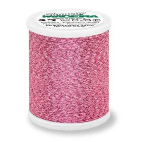 Filo da cucito effetto metallico Madeira “Glamour 12” 200m – col. 3013/Rose