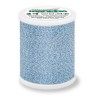 Fil à coudre effet métallique Madeira “Glamour 12” 200m – col. 3033/Sky blue