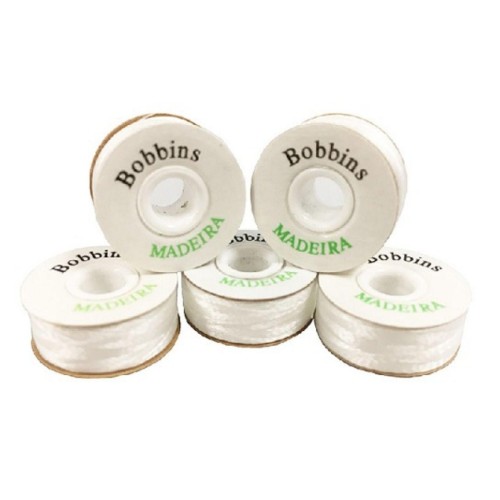 Spule Stick-Unterfaden Madeira 120m weiss