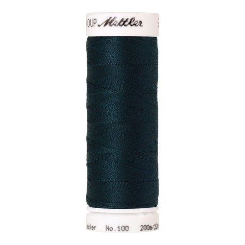 Filo per cucire Universal Mettler "Seralon“ - 200m - col. 763/Dark Greenish Blue
