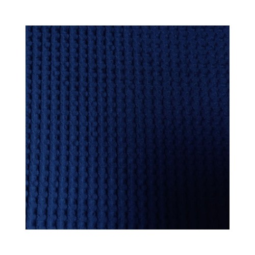 Piqué gaufré bleu marine