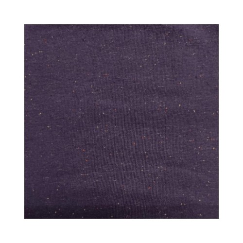 Tessuto felpato blu navy mélange