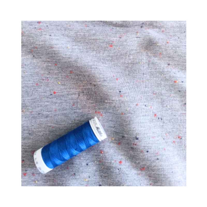 Sweatstoff grau gesprenkelt