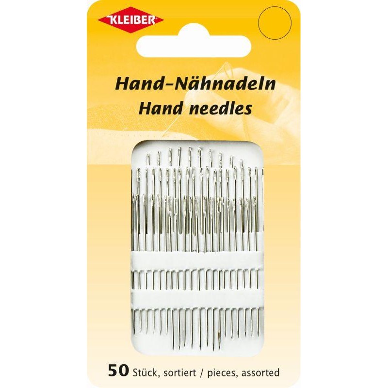 Handnähnadeln sortiert