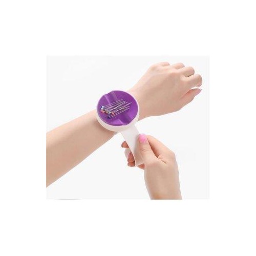 Bracelet coussin aimant violet