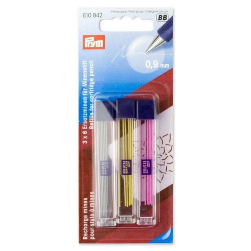 Ersatzkreideminen Bunt 0.9 mm