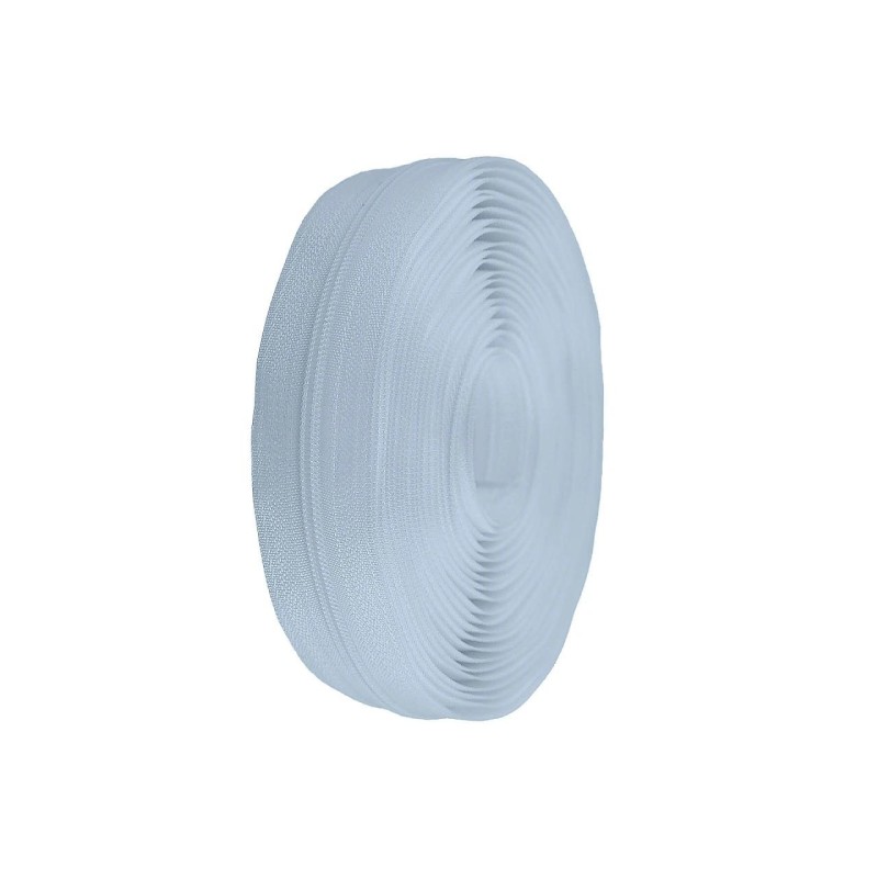 Fermeture à glissière en spirale au mètre n° 3 Bleu clair