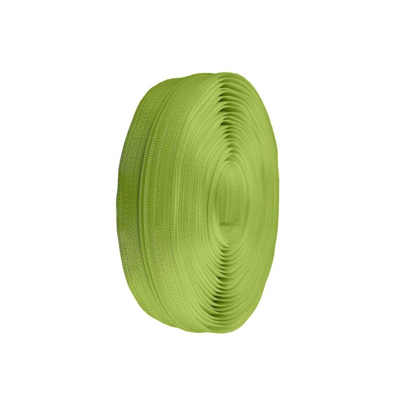 Fermeture à glissière en spirale au mètre n° 3 Vert