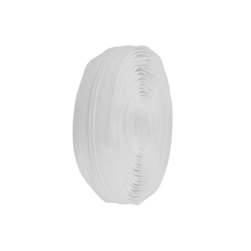 Fermeture à glissière en spirale au mètre n° 5 Blanc