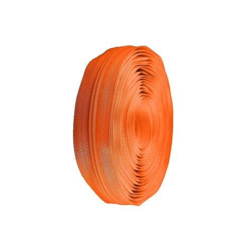 Spiralreissverschluss am Meter N.5 Orange