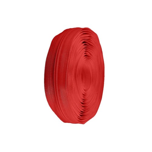 Fermeture à glissière en spirale au mètre n° 5 Rouge