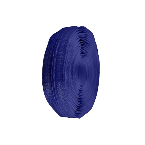 Fermeture à glissière en spirale au mètre n° 5 Bleu