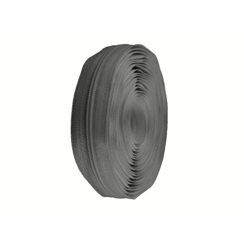 Fermeture à glissière en spirale au mètre n° 5 Gris