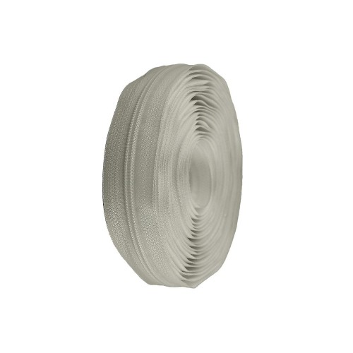 Fermeture à glissière en spirale au mètre n° 5 Gris clair