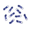 Cursore per cerniera a spirale n. 3 Blu