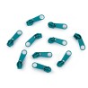 Curseur pour fermeture éclair à spirale n° 3 Turquoise foncé