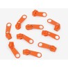 Curseur pour fermeture éclair à spirale n° 5 Orange