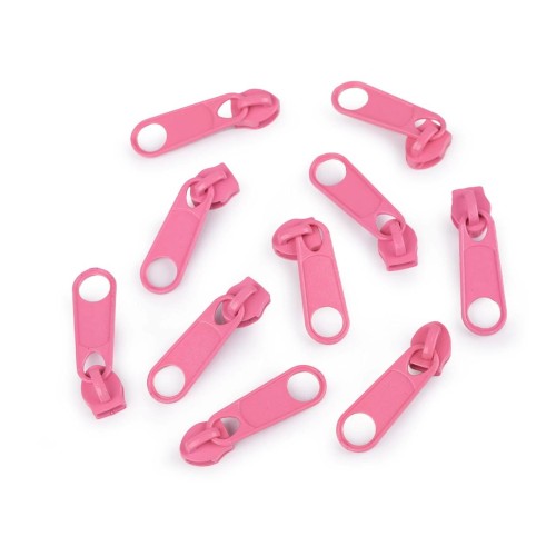 Cursore per cerniera a spirale n. 5 Rosa chiaro