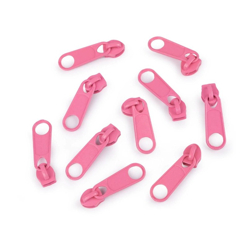 Cursore per cerniera a spirale n. 5 Rosa chiaro