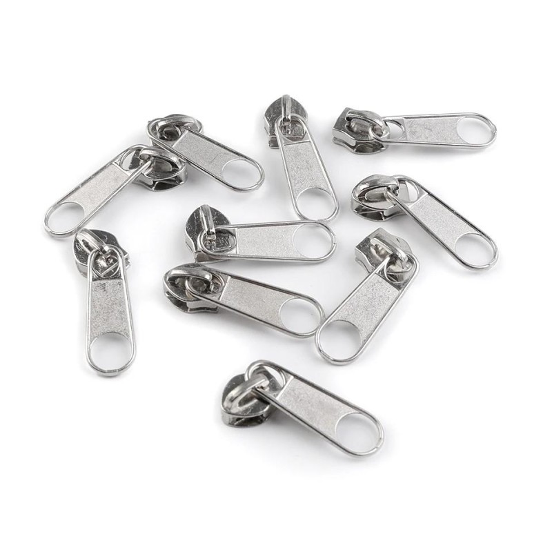 Schieber für Spiralreissverschlüsse Nr. 5 Silber