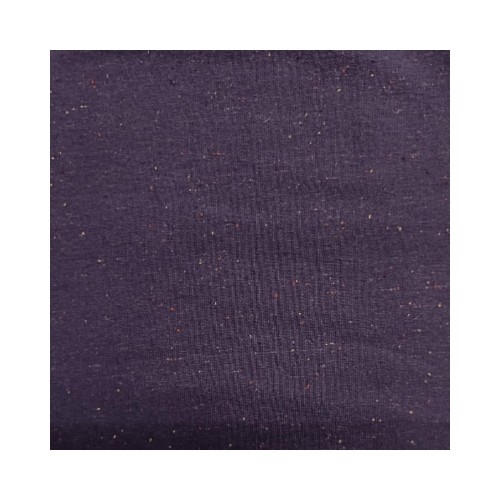 Tessuto felpato blu navy mélange