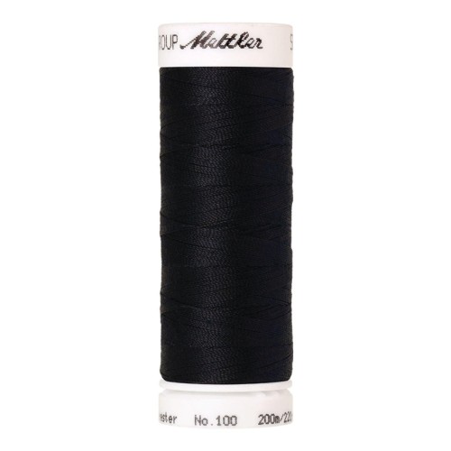 Filo per cucire Universal Mettler "Seralon“ - 200m - col. 821/Darkest Blue