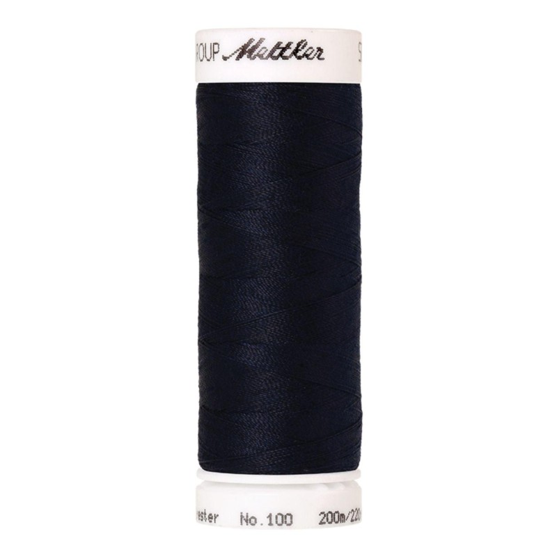 Filo per cucire Universal Mettler "Seralon“ - 200m - col. 827/Dark Blue