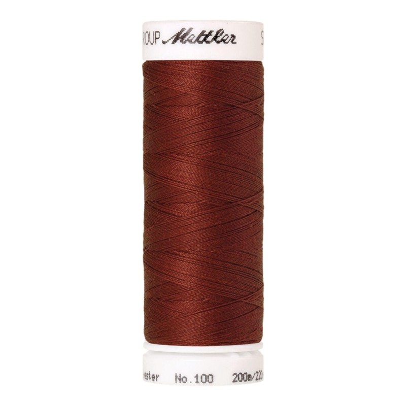 Filo per cucire Universal Mettler "Seralon“ - 200m - col. 1074/Brick