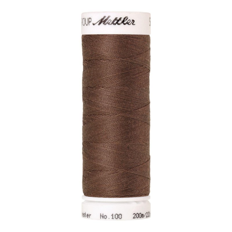 Filo per cucire Universal Mettler "Seralon“ - 200m - col. 1380/Espresso