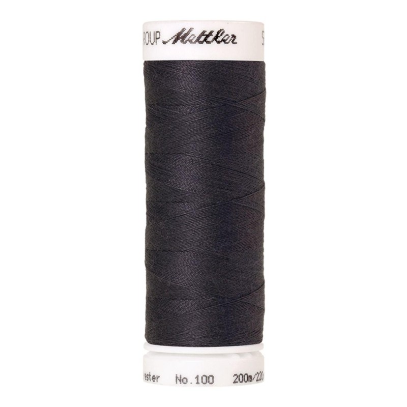 Filo per cucire Universal Mettler "Seralon“ - 200m - col. 1452/Dark Pewter
