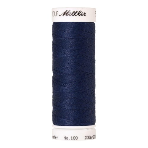 Fil à coudre Universal Mettler "Seralon“ - 200m - col. 1467/Prussian Blue