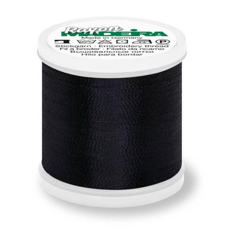Fil de broderie "Rayon" - 200m col. 1000